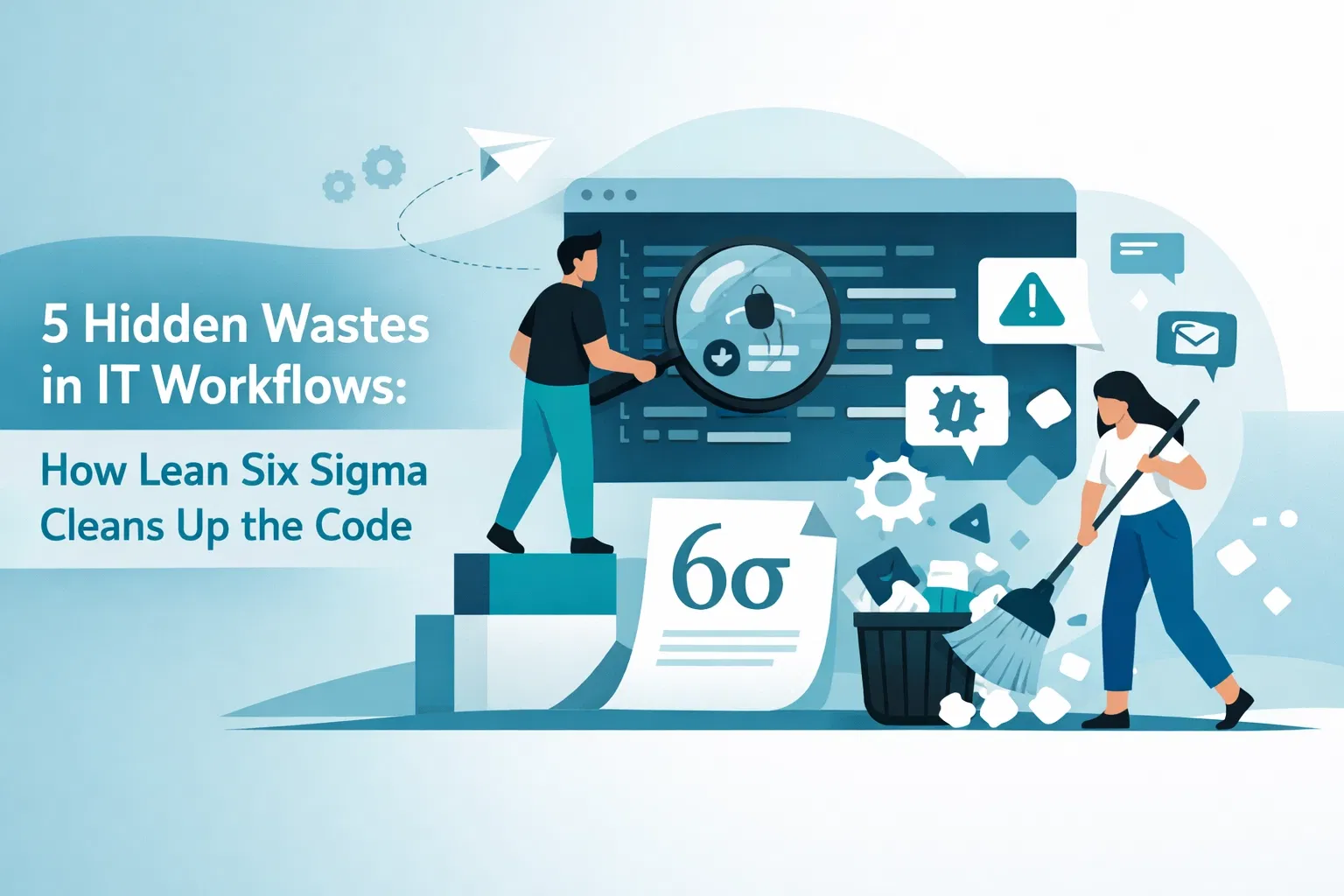 5 Hidden Wastes in IT Workflows: How Lean Six Sigma Cleans Up the Code
