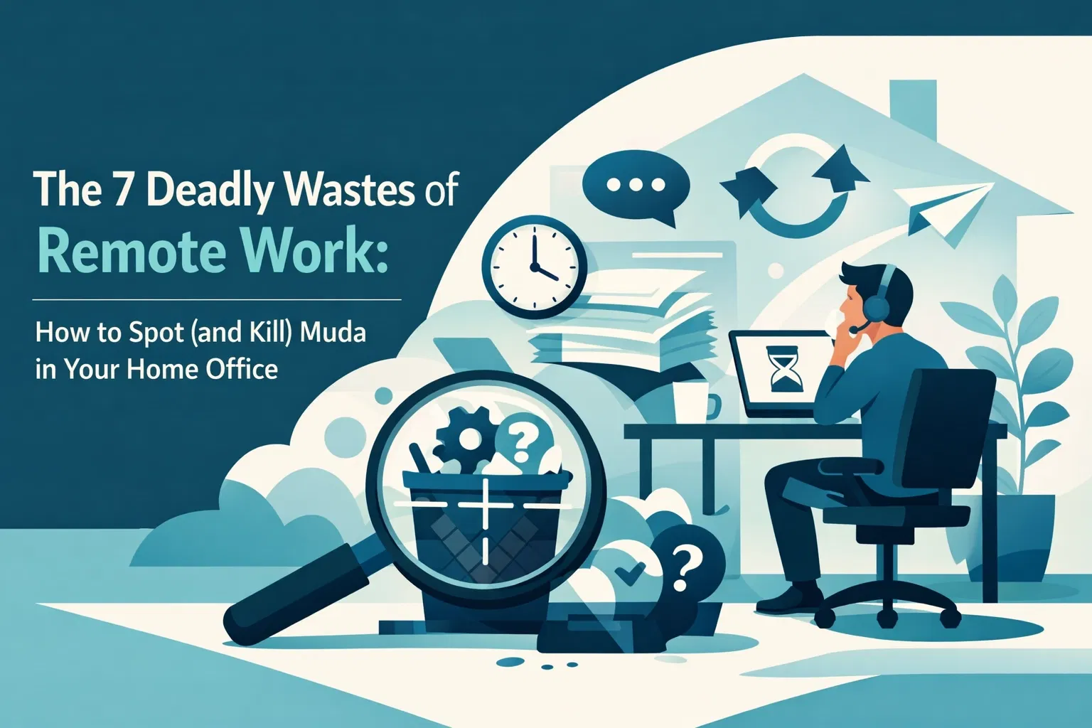 The 7 Deadly Wastes of Remote Work: How to Spot (and Kill) Muda in Your Home Office