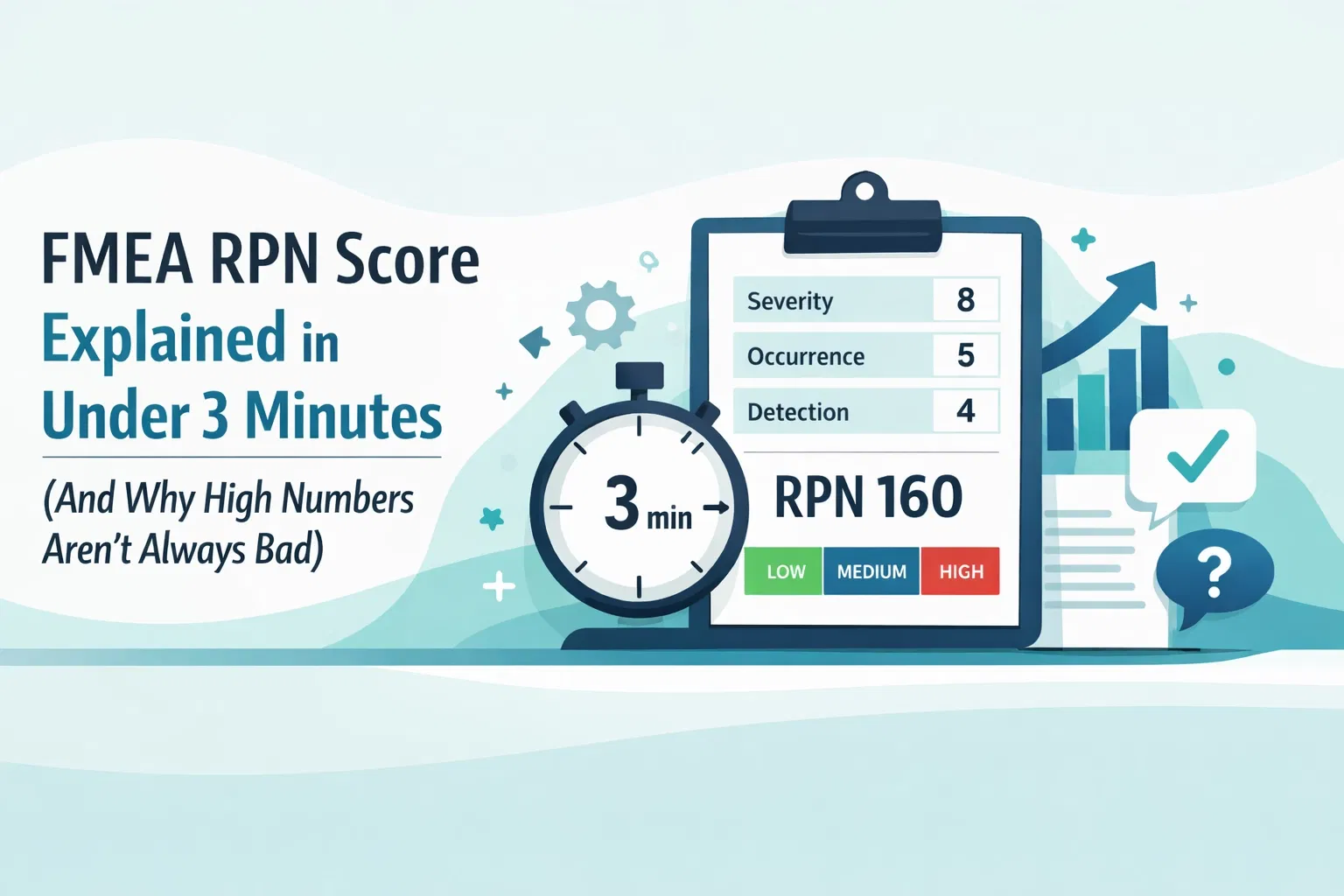 FMEA RPN Score Explained in Under 3 Minutes (And Why High Numbers Aren’t Always Bad)