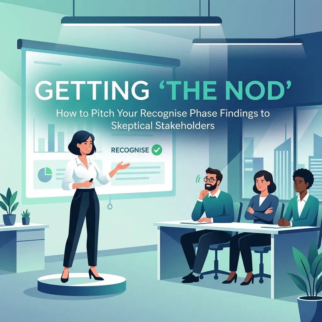 Getting ‘The Nod’: How to Pitch Your Recognise Phase Findings to Skeptical Stakeholders