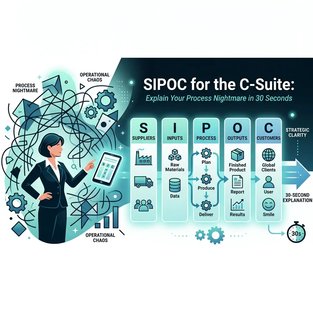 SIPOC for the C-Suite: Explain Your Process Nightmare in 30 Seconds