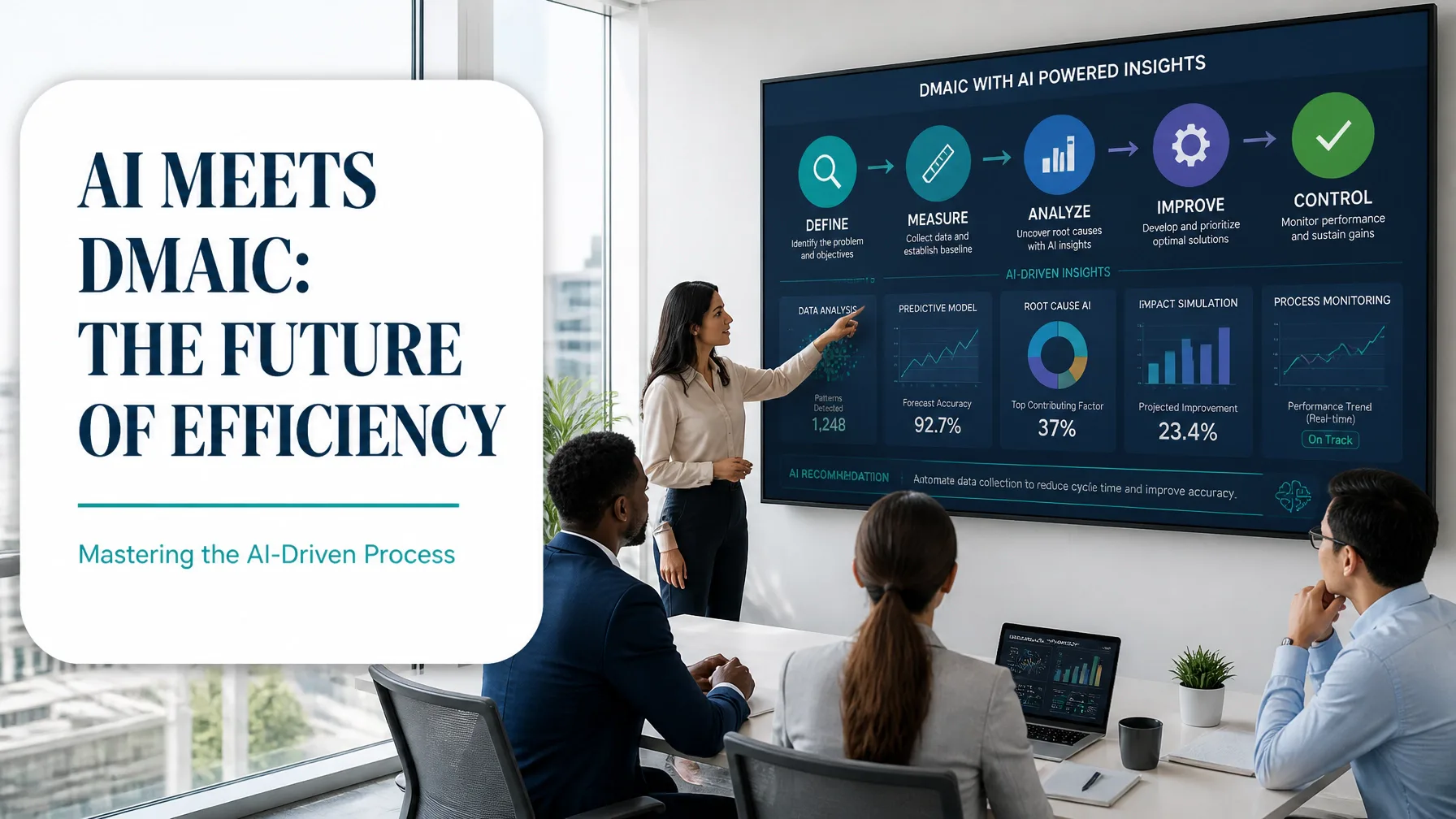 How to Integrate AI With DMAIC: Where It Saves Hours (and Where It Misleads You)
