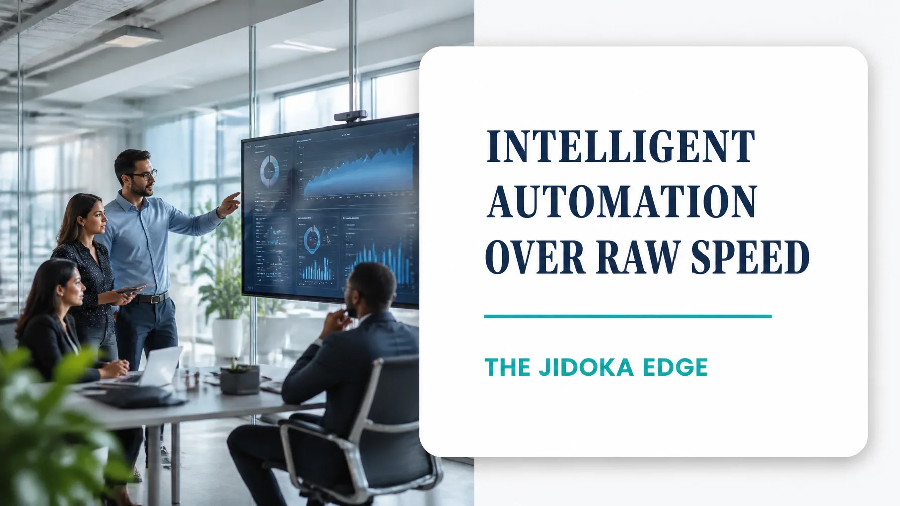 The Jidoka Edge: Why Intelligent Automation Trumps Raw Speed