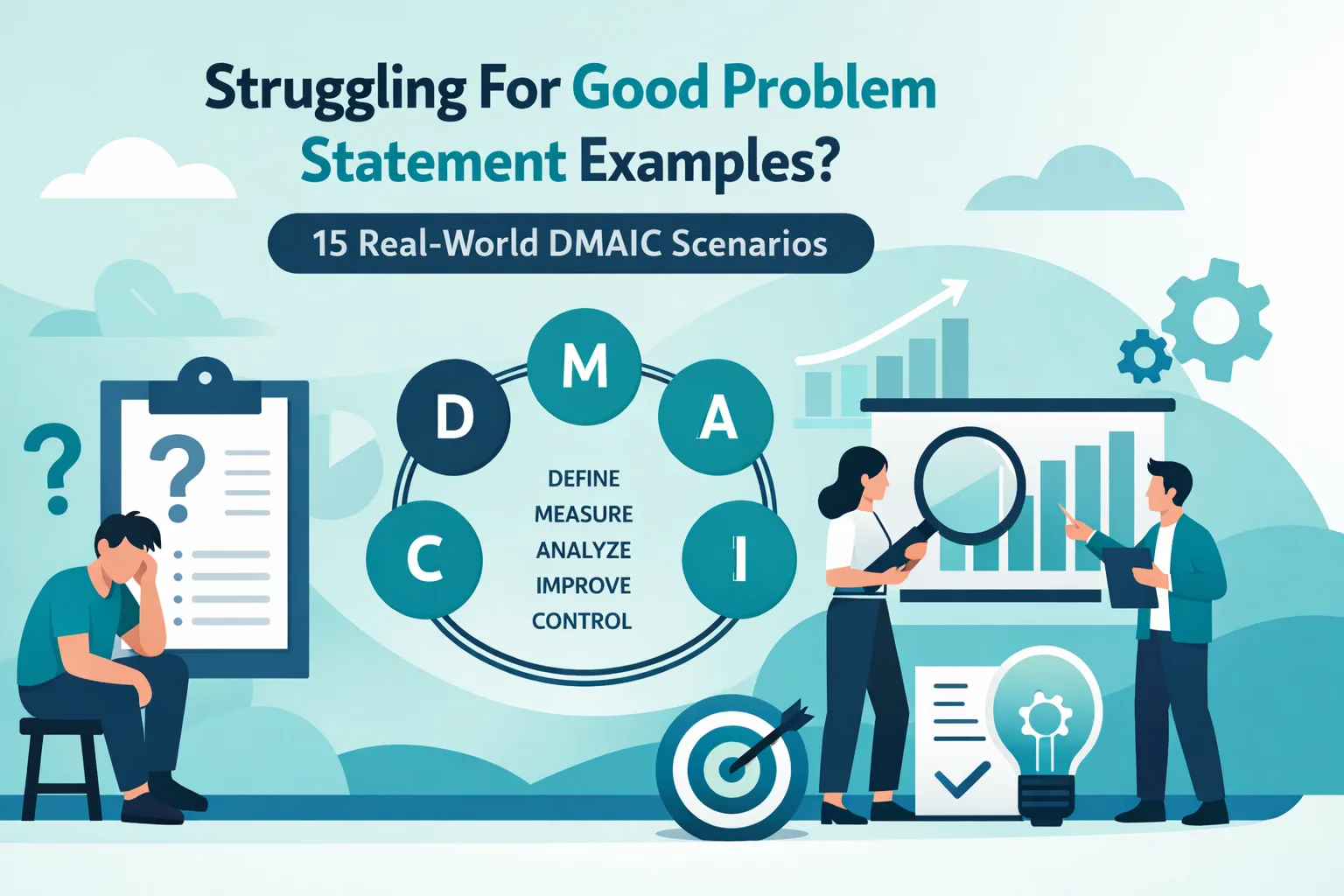 Struggling For Good Problem Statement Examples? 15 Real-World DMAIC Scenarios