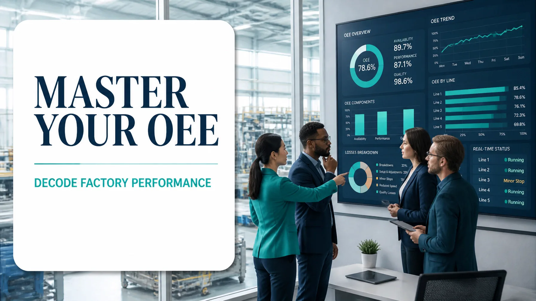OEE Decoded: The 3 Metrics That Tell You Exactly How Your Factory Is Performing