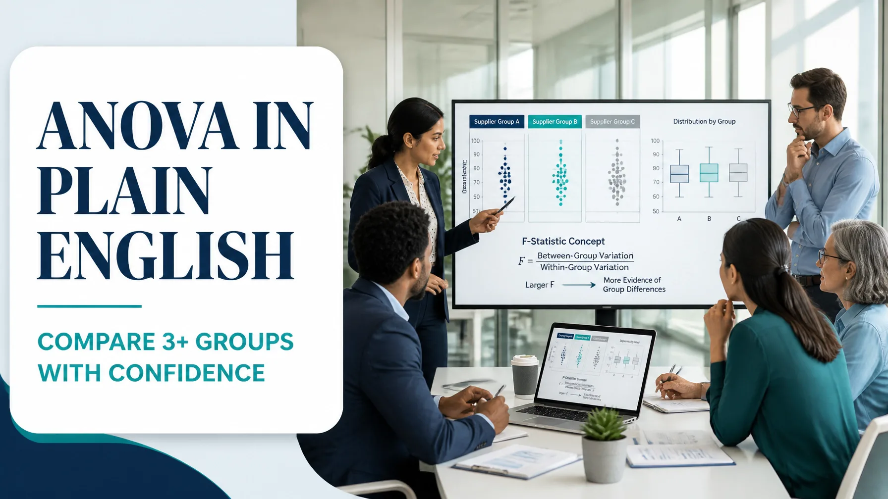 ANOVA in Plain English: How to Compare 3+ Groups Without Losing Your Sanity
