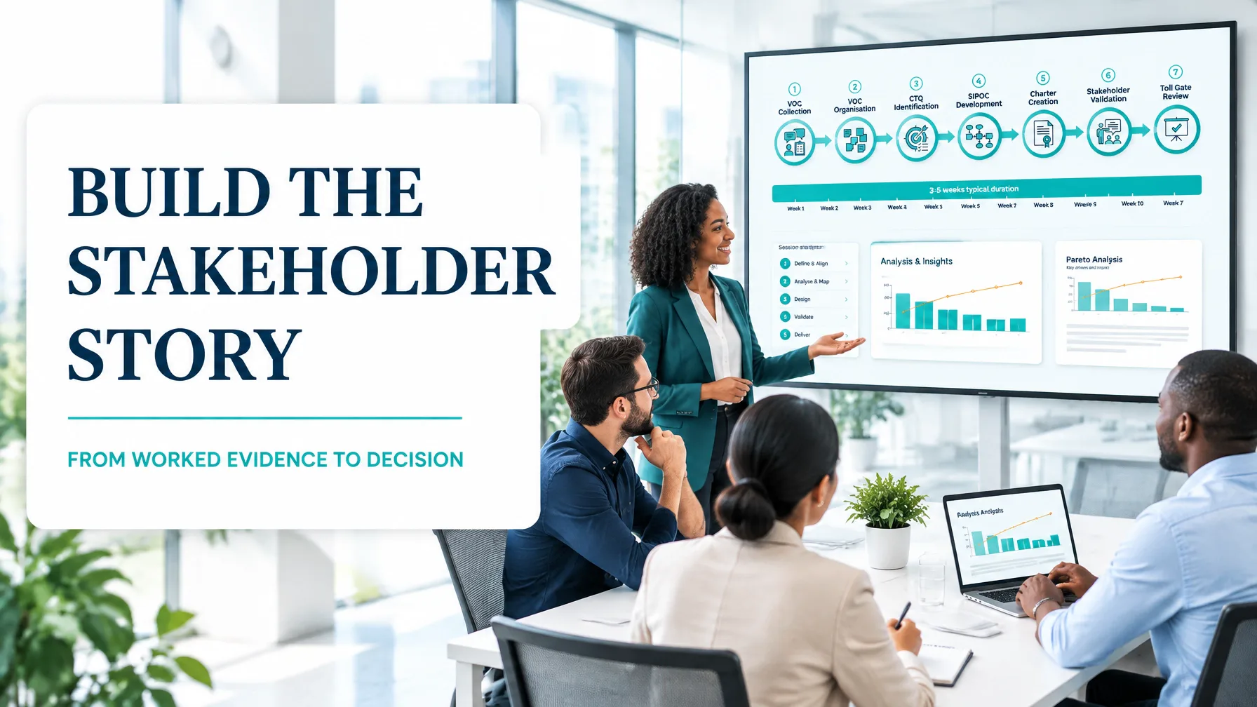 Tollgate Presentations That Build Themselves: Turning Worked Evidence Into a Stakeholder Story