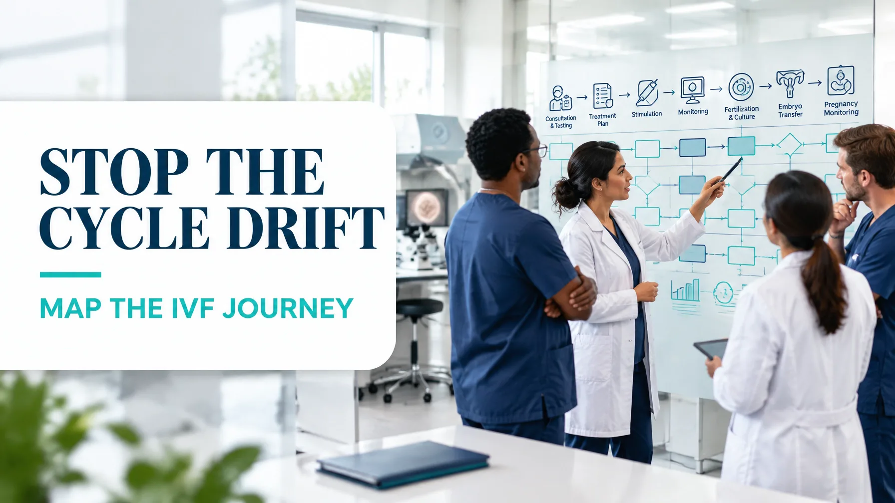 Value Stream Mapping for Fertility Clinics: From First Consultation to Embryo Transfer Without the Cycle Drift