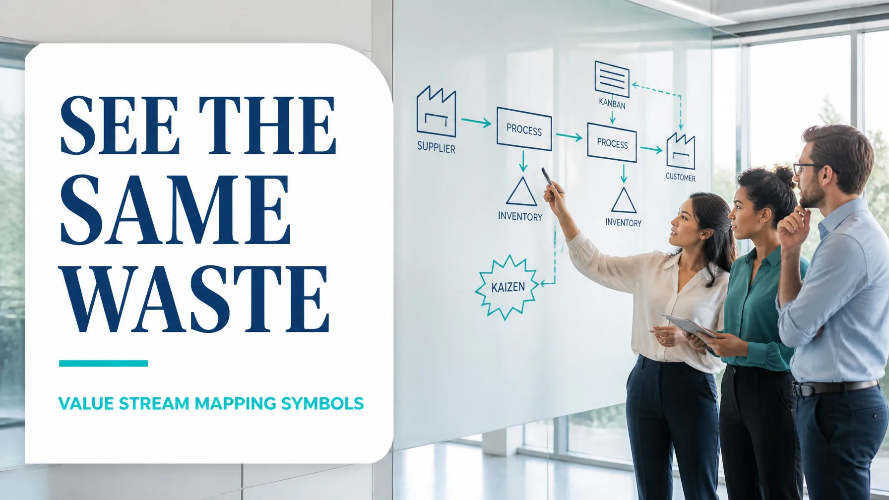 Value Stream Mapping Symbols Decoded: The Visual Language That Lets Every Team See the Same Waste