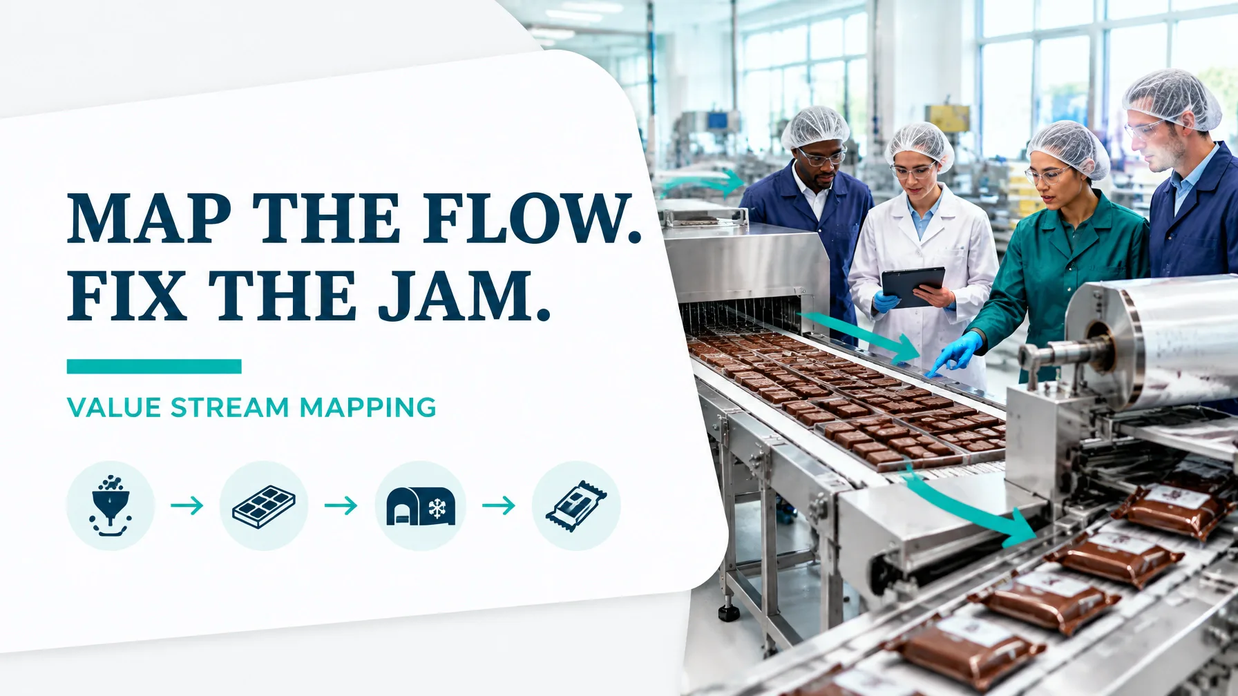 Value Stream Mapping for Confectionery and Snack Manufacturing: From Syrup Cook to Wrapped Retail Pack Without the Wrapper Jam