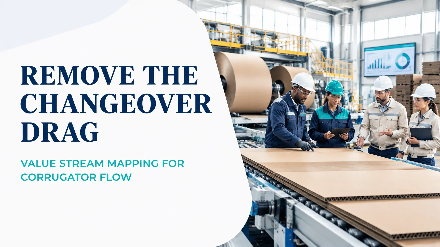 Value Stream Mapping for Corrugated Board Manufacturing: From Reel Paper to Bundled Board Without the Corrugator Changeover Drag