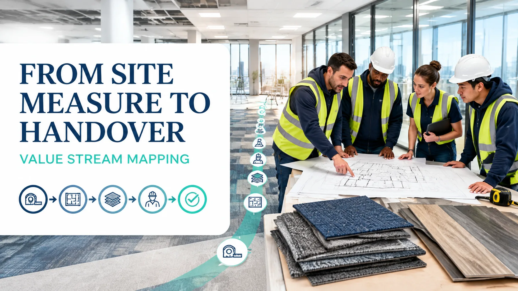 Value Stream Mapping for Commercial Flooring Installation: From Site Measure to Handover Without the Snag List Rework