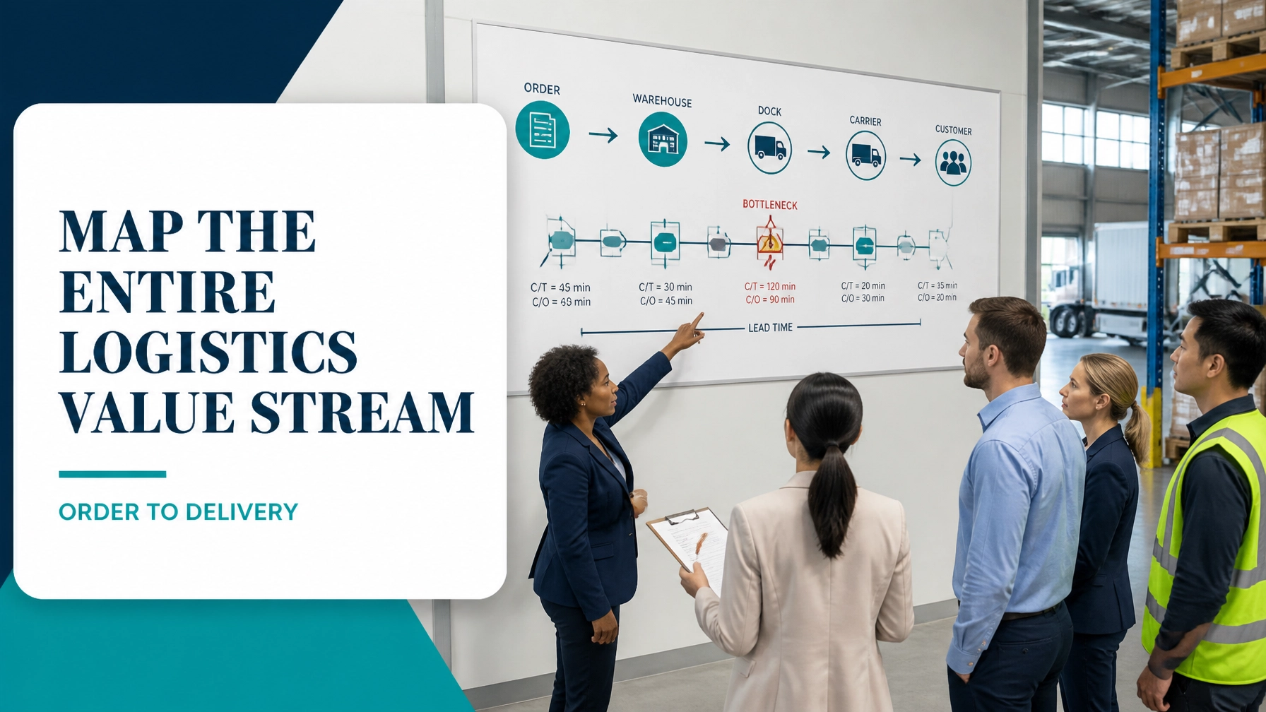 Value Stream Mapping in Logistics: How to See Waste Across the Entire Order-to-Delivery Chain