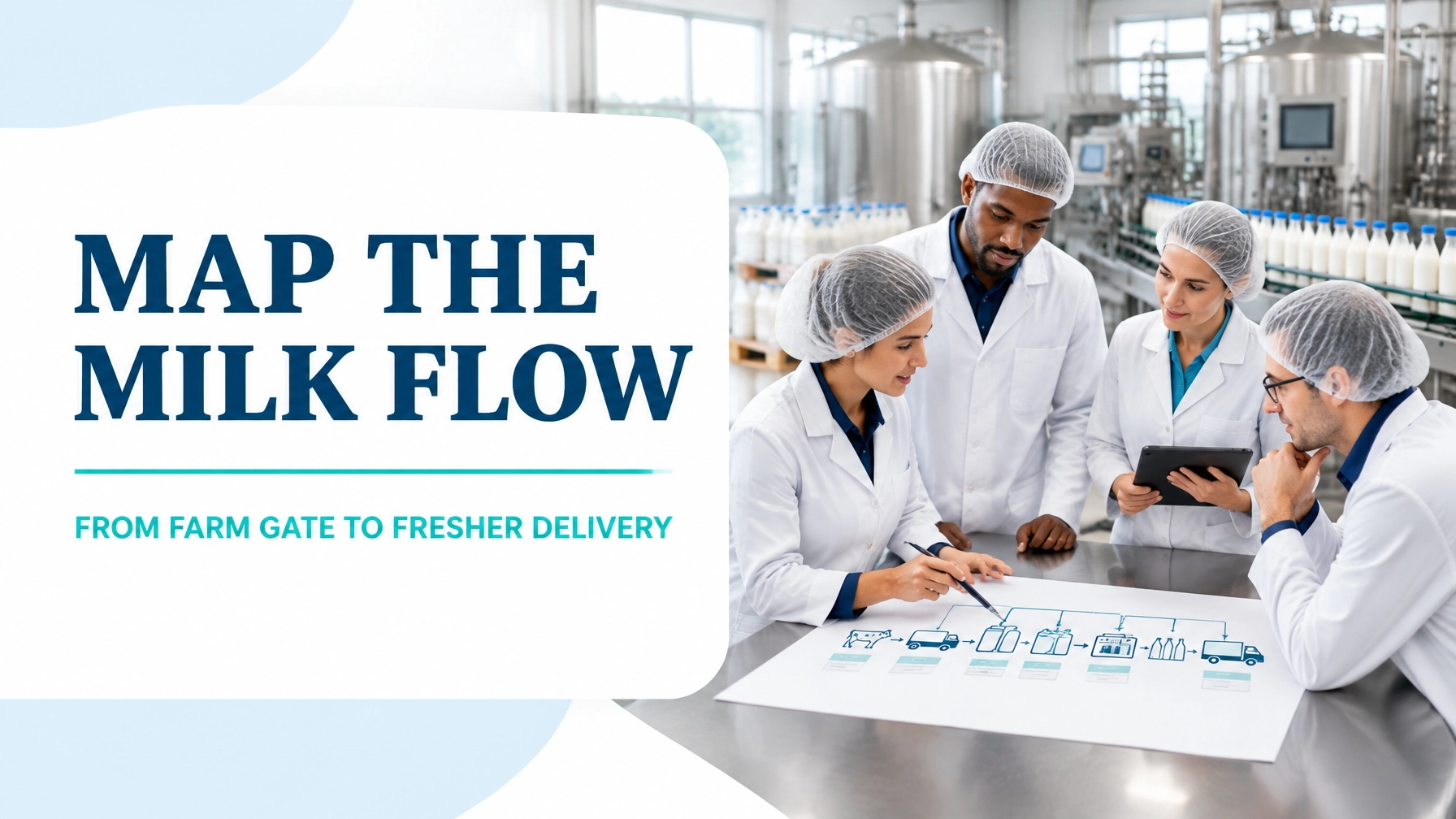 Value Stream Mapping for Dairy Processing: From Farm Milk Collection to Packaged Bottle Without the Shelf-Life Leak
