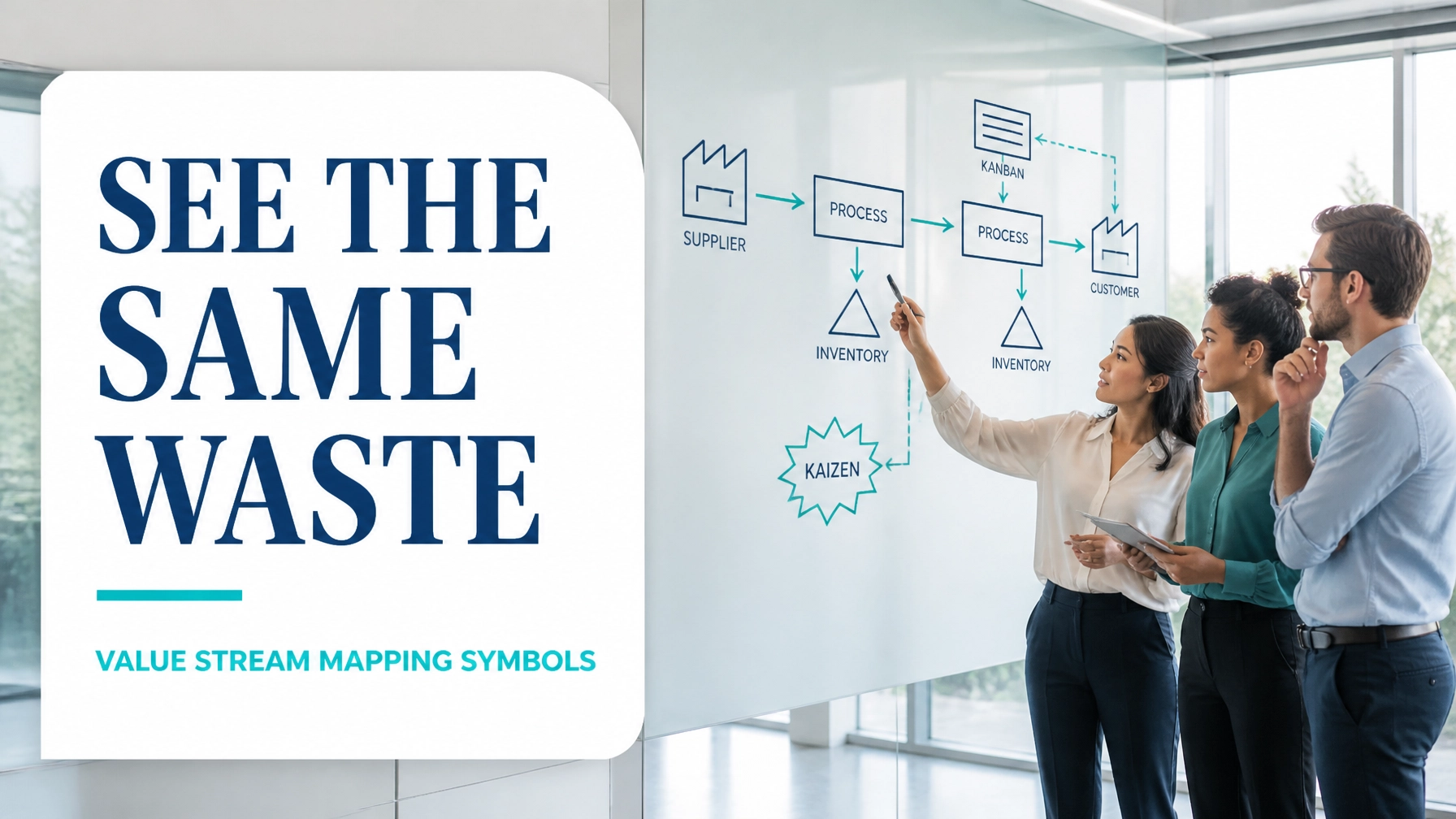 Value Stream Mapping Symbols Decoded: The Visual Language That Lets Every Team See the Same Waste