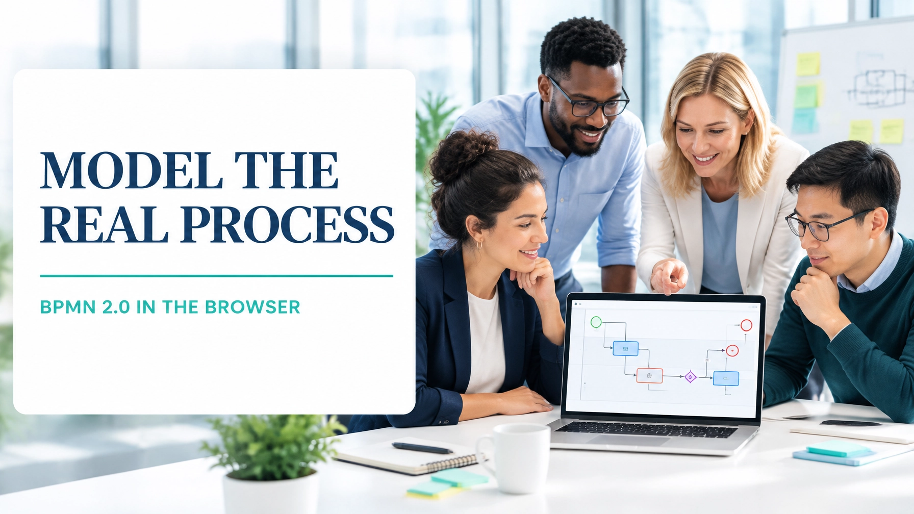 BPMN 2.0 in the Browser: Modelling a Real Process With Lanes, Gateways and Timing