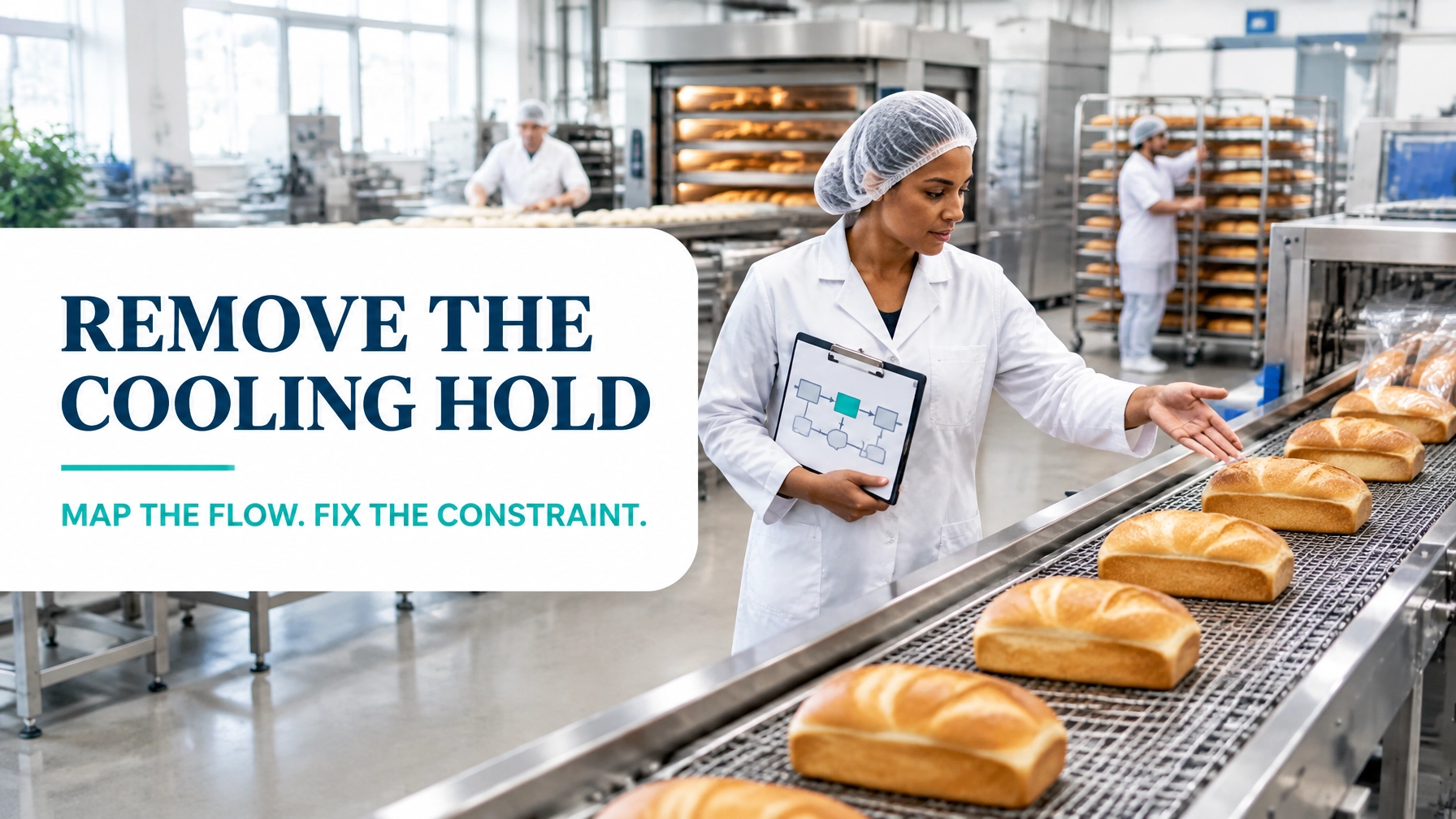 Value Stream Mapping for Commercial Bakeries: From Dough Mix to Racked Dispatch Without the Cooling Conveyor Hold