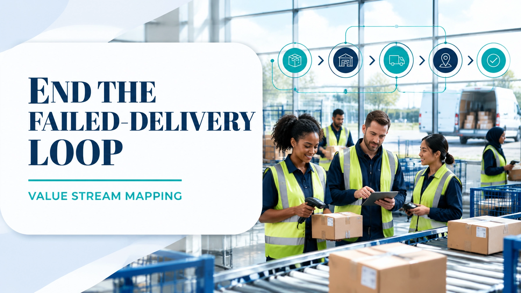 Value Stream Mapping for Last-Mile Parcel Delivery: From Depot Sort to Proof of Delivery Without the Failed-Delivery Loop