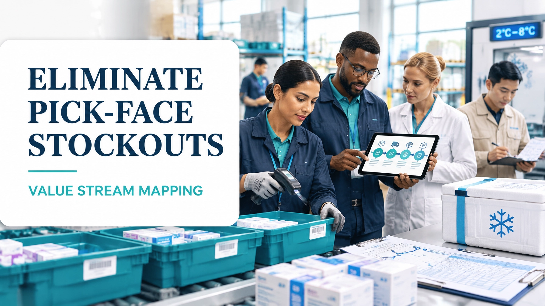 Value Stream Mapping for Pharmacy Wholesale Distribution: From Order Receipt to Pharmacy Delivery Without the Pick-Face Stockout