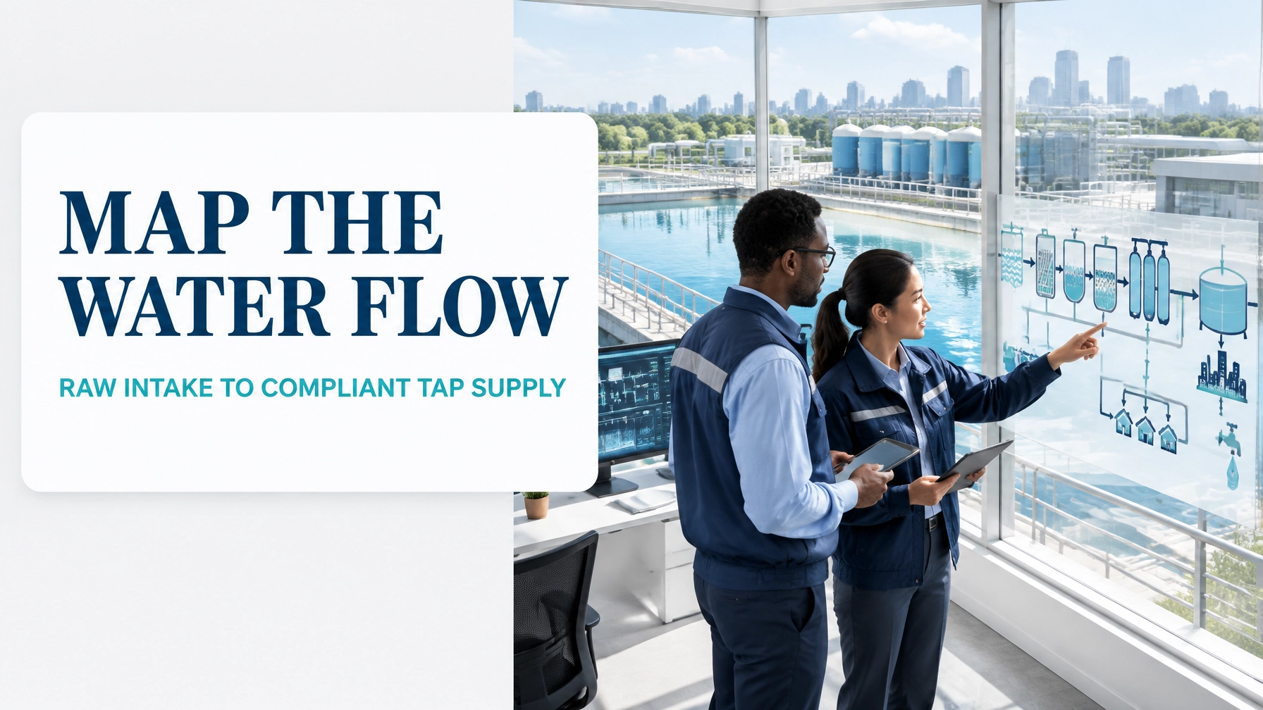 Value Stream Mapping for Drinking Water Treatment and Distribution: From Raw Water Intake to Compliant Tap Supply Without the Turbidity Alarm