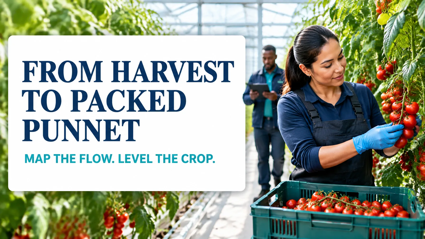 Value Stream Mapping for Greenhouse Horticulture and Protected Cropping: From Seedling Transplant to Packed Punnet Without the Harvest Glut