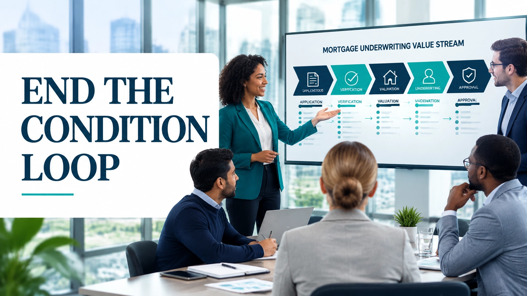 Value Stream Mapping for Mortgage Underwriting: From Application Lodged to Formal Approval Without the Condition Loop