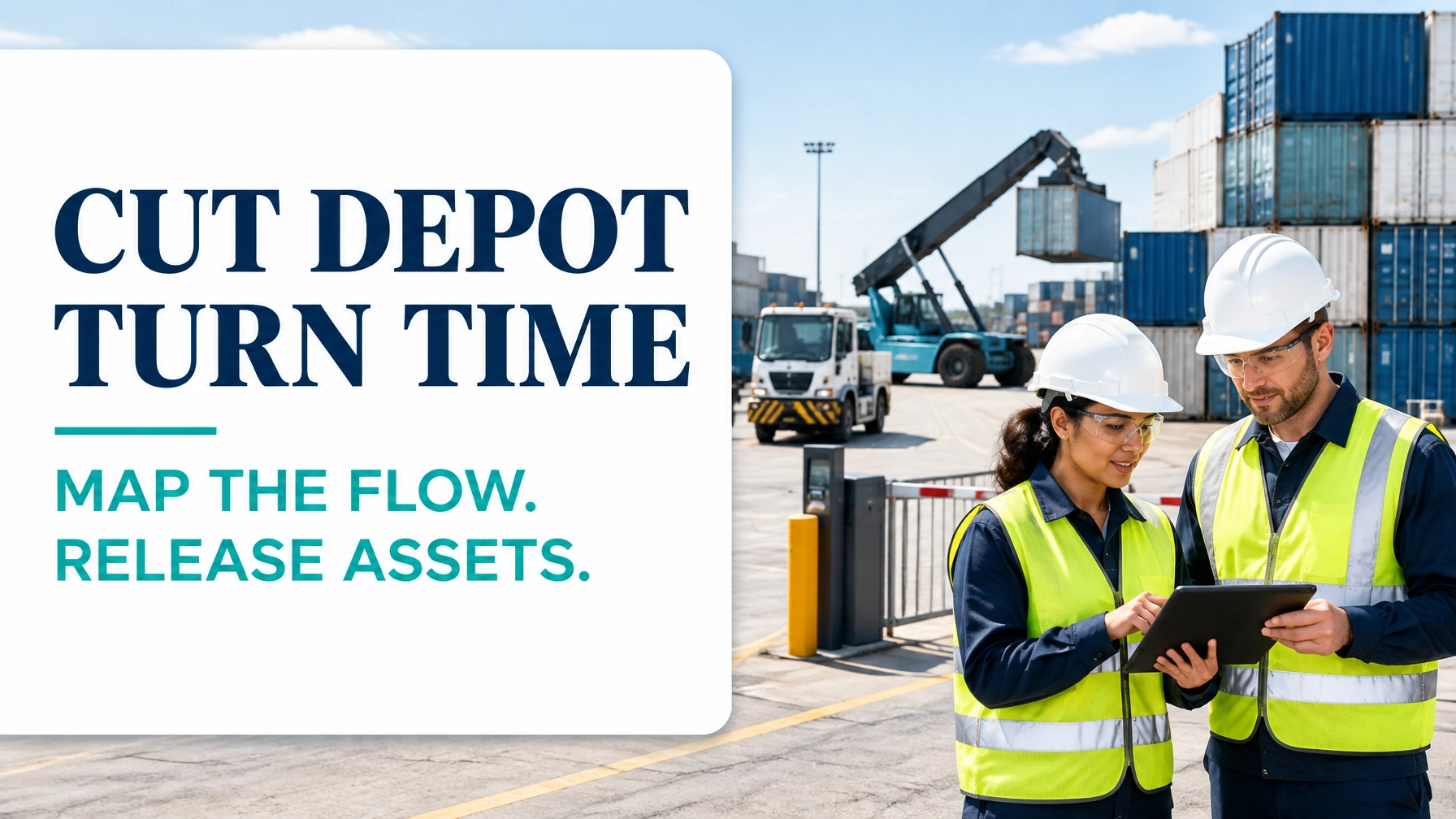 Value Stream Mapping for Container Depots and Empty Container Parks: From Truck Gate-In to Reusable Asset Without the Turn-Time Queue