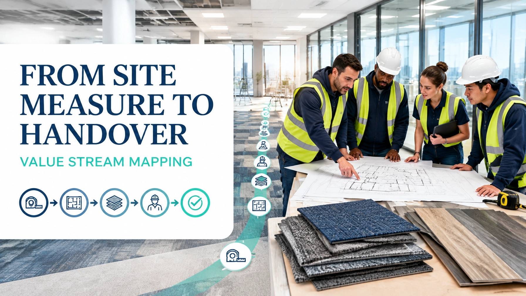 Value Stream Mapping for Commercial Flooring Installation: From Site Measure to Handover Without the Snag List Rework